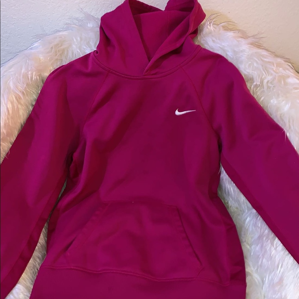 Fuchsia Nike Hoodie